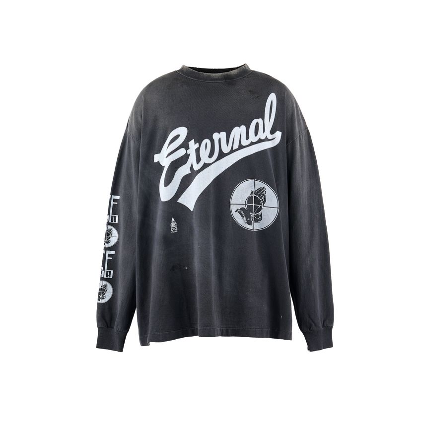 SAINT Mxxxxxx x FEAR OF GOD / LS Tee " SNT OF GOD"